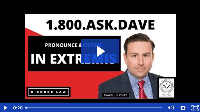 Properly Pronounce and Define In Extremis