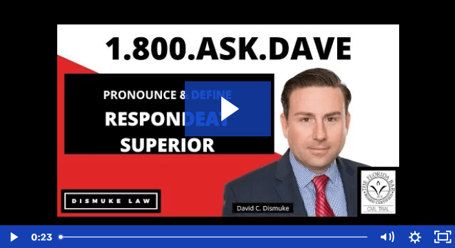 Properly Pronounce and Define Respondeat Superior