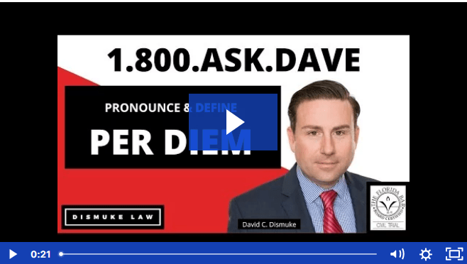 Properly Pronounce and Define Per Diem