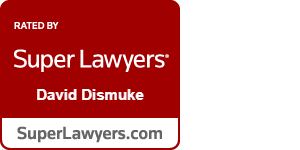 Super Lawyers badge for Dismuke Law