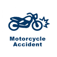 motorcycle accident icon
