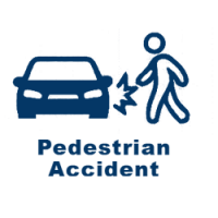 pedestrian accident icon